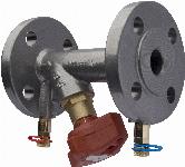 Tour & Andersson Staf inregelafsluiters, gietijzer, gecoat, DN50, flens, PN25, Kvs-33