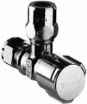 Schell Comfort hoekstopkraan 10x12mm met comfort greep, met debietklasse A chroom 050390699
