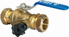 VSH Super kogelkraan 12 mm knel x knel met hendel 0504889