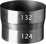 Ubbink Verloopstuk 124-132 mm aluminium 0147062