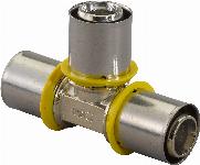 Uponor MLC gas Press MLC T-stuk 25x25x25mm 1030567