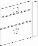 Geberit Gipsplaat voor toiletmodule frontbediening 442331001