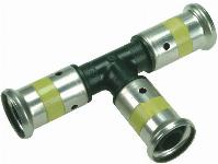 Henco T-stuk, 16mm x 16mm x 16mm kunststof, gas (pers x pers x pers)