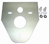De Beer isolatieset BASIC voor Wand-WC 5 mm helder wit dik schuim met bevestigingsmateriaal 125135001