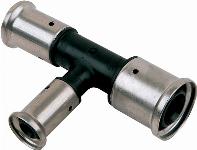 Henco T-stuk, 50mm x 40mm x 40mm kunststof (pers x pers x pers)