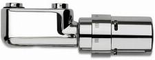 Vasco Design ventielset haaks chroom voor mo aansluiting inclusief thermostaatkop 118210300000099