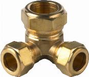 VSH Super hoek T-stuk verloop 22 x 15 x 15 mm knel x knel x knel 0871365