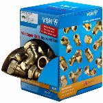 VSH Super sok messing 15x15mm knel x knel voordeelbox 0889207