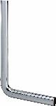 Viege vloerbuis 90� 32x220/680mm messing verchroomd aansluiting buiseind 102654
