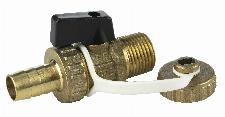 BPE Vul- / aftapkraan 1/2" buitendraad messing met knop 60521