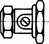 Grundfos set koppelingafsluiter  1 1/2 x 22