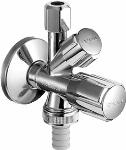 Schell Comfort combinatiehoekstopkraan met terugslagklep 1/2" met bovendeel met vetkamer ASAG chroom 035450699