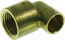 VSH Soldeer messing knie 90� 15 mm x 1/2" binnendraad 0621060