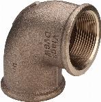 Viega knie koppeling 1/2" x 1/2" 90gr brons (binnendraad x binnendraad)