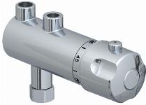 Compact (onderbouw )thermostatisch mengapparaat, met keerkleppen en vuilfilters