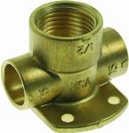 VSH Soldeer C1042 muurplaat laag 180gr 15mm x 1/2" x 15mm cap x binnendraad x cap messing 0424831