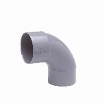 Wavin L-Bocht Wadal 90� graden PVC 40mm x 40mm (lijmmof x lijmhouder) grijs 3101104009