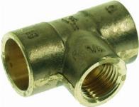 VSH Soldeer messing T-stuk 15 mm x Rp 1/2 inch x 15 mm 0432344