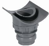 Wavin Klemaanboorzadel, PVC, 57mm gat, uitwendige buisdiameter aansluiting 1 110mm, uitwendige buisdiam. aansluiting 2 50mm, grijs