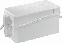Grundfos sanitairpomp voor aansluiting van douche en wasbak. opvoerhoogte max. 5,5m.