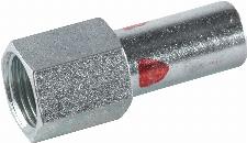 Geberit Mapress, Overgang, recht, 1-delig, C-staal, met CIIR afdichtring, 15mm x RP1/2" (schuifeind x binnendraad)