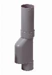 Wavin bladafscheider voor standleiding, 80mm, kunststof, hxbxl 248x85x124mm, grijs