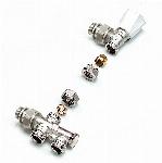 Comap handbediende 2-pijps set, type 531EMB.  1/2" haaks 531134