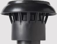 Anjo Vent-Alu losse kap voor platdak ontluchting materiaal PP, aansluiting: 110-125mm zwart 454411