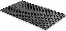 Uponor Tecto noppenplaat 1450x850mm ND 30-2mm plaat=1.12m2, prijs=per plaat, verp=8 platen zwart 1005478