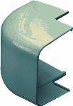 Canalit AC 125/75 BU buitenhoek aircokanaal 90�, kap, kunststof, PVC, opklembaar, hxb 75x125mm, wit RAL9010