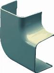 Canalit AC verticaal hoekstuk aircokanaal 90�, kunststof, opklembaar (snap), hxb 50x65mm, wit RAL9010