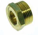 VSH verloopring 2" x 1 1/2" binnendraad x buitendraad messing DZR 0410828