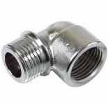 VSH draadknie 90� 1/2" binnendraad x 1/2" buitendraad chroom 0412390