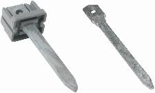 Walraven BIS Muurpen/inslagpen type B 6,5x80mm verzinkt staal/PA (voor BIS PVC beugels) 1401065