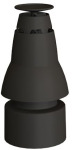 Burgerhout MiniFlex, Skyline uitmonding grespot PP 60mm, zwart