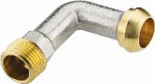 Danfoss radiatorbocht 1/2'' chroom