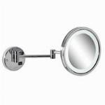 Geesa Mirror Collection scheerspiegel m. LED verlichting 2-armig �21.5cm 3x vergrotend chroom 911093