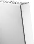 Vasco Flatline Flat V-line 21s paneelradiator 1120W, 6 aansluitingen, hxdxl 1800x21x400mm, mat wit S600
