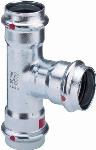 Viega Prestabo T-stuk, 22mm x 22mm x 15mm staal (pers x pers x pers)