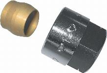 Herz aansluit koppeling CV / koper 15mm - M22 1628404