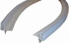 Novellini set adichtingsstripR100 ( rechts + links)transparant R51GIR1001-TR