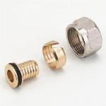 Heimeier aansluit koppeling 16 x 2mm - 3/4" euroconus. Voor kunststof buis ( PEX )