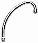 Grohe Costa, Buisuitloop sanitairkraan, met mousseur, M22, 220mm hoogte, 185mm voorsprong J-uitloop, draaibaar, chroom