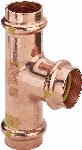 Viega Profipress G T-stuk, 15mm x 15mm x 15mm koper, gas (pers x pers x pers)