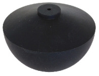 De Beer rubber bal zwart GU voor binnenwerk 4-5 Sphinx 122060001