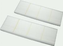 Itho Daalderop filterset HRU-G4 set a 2 stuks afm. 180 x 400mm (normaal f.) 545-4840