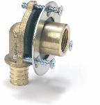 Rehau Rautitan LX messing muurplaat gipskarton 16mm x 1/2"" (schuif x binnendraad)