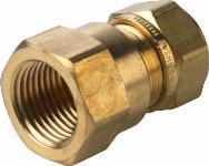 VSH Super S1204 schroefbus messing 10mm x 3/8" knel x binnendraad 0862281