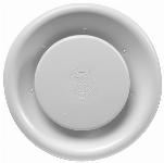 Zehnder STK, ventilatieventiel rond, kanaal �125mm, front �150mm, kunststof, 75m3/h, afvoer, wit RAL9010