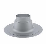 Burgerhout aluminium plakplaat 129mm ALU voor Vaillant 400453165